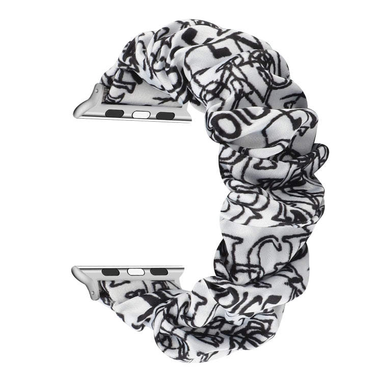 Cinturino di ricambio per cinturino in tessuto per capelli, Apple Watch Series 8&7 45mm / SE 2&6&SE&5&4 44mm / 3&2&1 42mm, Apple Watch Series 8&7 41mm / SE 2&6&SE&5&4 40mm / 3&2&1 38mm