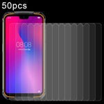 50 PZ 0.26mm 9H Durezza superficiale 2.5D Pellicola in vetro temperato antideflagrante non a schermo intero, For Cubot Kingkong 5 Pro (10 PCS), For  Doogee S59 Pro (50 PCS), For Doogee S59 (50 PCS), For Doogee S58 Pro (50 PCS), For Doogee S68 Pro (50 P...