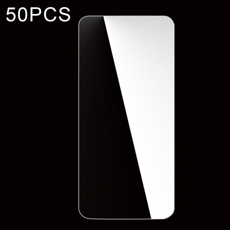 50 PZ 0.26mm 9H Durezza superficiale 2.5D Pellicola in vetro temperato antideflagrante non a schermo intero, For Cubot Kingkong 5 Pro (10 PCS), For  Doogee S59 Pro (50 PCS), For Doogee S59 (50 PCS), For Doogee S58 Pro (50 PCS), For Doogee S68 Pro (50 P...