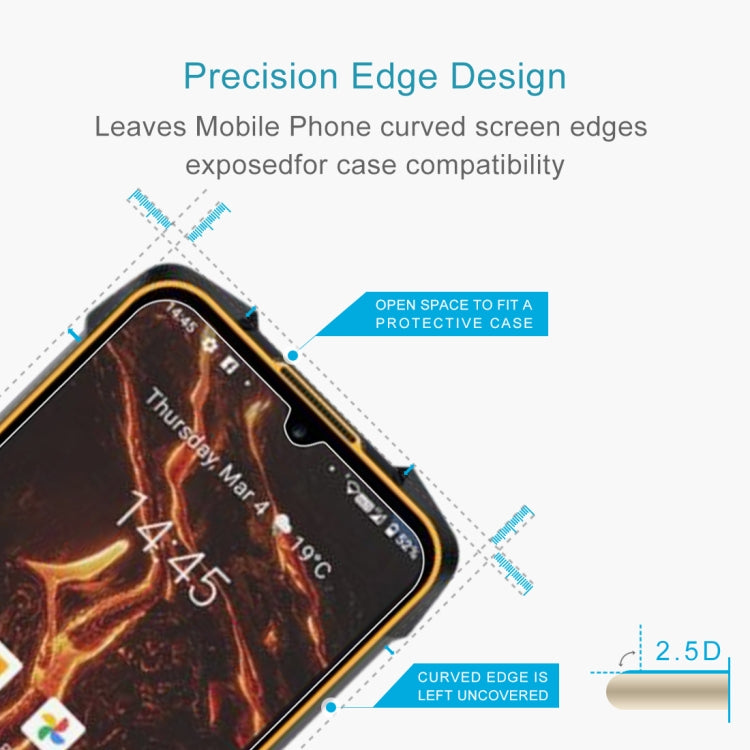 10 PZ 0.26mm 9H Durezza superficiale 2.5D Pellicola in vetro temperato antideflagrante non a schermo intero, For Cubot Kingkong 5 Pro(20 PCS), For Doogee S58 Pro (10 PCS), For Doogee S68 Pro (10 PCS), For Doogee S86 Pro / S86 (10 PCS)