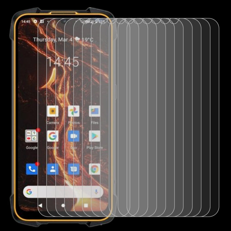 10 PZ 0.26mm 9H Durezza superficiale 2.5D Pellicola in vetro temperato antideflagrante non a schermo intero, For Cubot Kingkong 5 Pro(20 PCS), For Doogee S58 Pro (10 PCS), For Doogee S68 Pro (10 PCS), For Doogee S86 Pro / S86 (10 PCS)