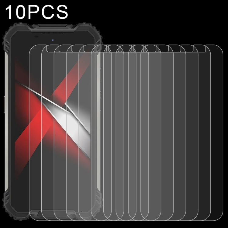 10 PZ 0.26mm 9H Durezza superficiale 2.5D Pellicola in vetro temperato antideflagrante non a schermo intero, For Cubot Kingkong 5 Pro(20 PCS), For Doogee S58 Pro (10 PCS), For Doogee S68 Pro (10 PCS), For Doogee S86 Pro / S86 (10 PCS)