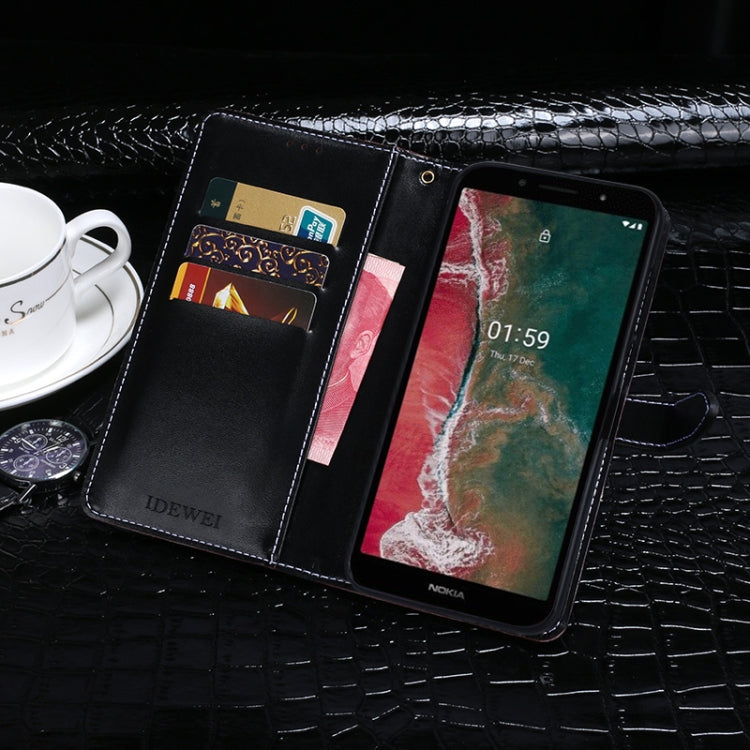 Custodia portafoglio in pelle con slot carte per TCL 10 SE