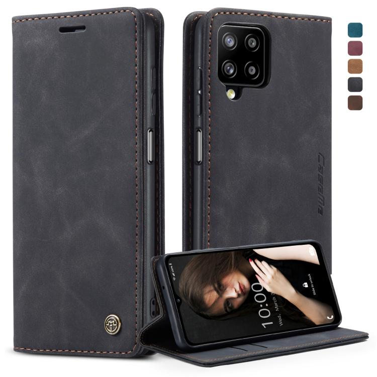 Custodia portafoglio in pelle con flip per Samsung Galaxy A12