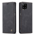 Custodia portafoglio in pelle con flip per Samsung Galaxy A12