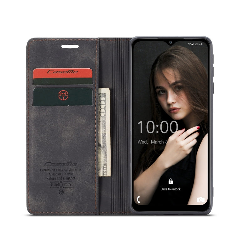 Custodia portafoglio in pelle con flip per Samsung Galaxy A12