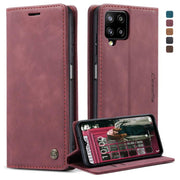 Custodia portafoglio in pelle con flip per Samsung Galaxy A12