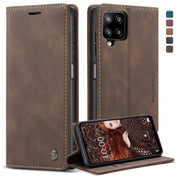 Custodia portafoglio in pelle con flip per Samsung Galaxy A12