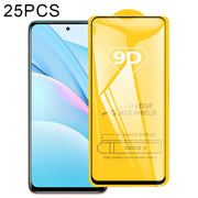 25 pellicole in vetro temperato a schermo intero con colla piena 9D, For Xiaomi Mi 10T 5G / 10T Pro 5G / 10T Lite 5G (25 PCS), For Xiaomi Redmi Note 10 5G (25 PCS), For Xiaomi Redmi Note 10 Pro / Note 10 Pro india (25 PCS)                              ...