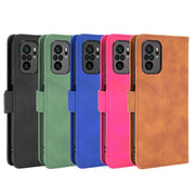 Tinta unita Skin Feel Fibbia magnetica Flip orizzontale Custodia in pelle PU con struttura in vitello con supporto e slot per schede e portafoglio, For Xiaomi Redmi Note 10S