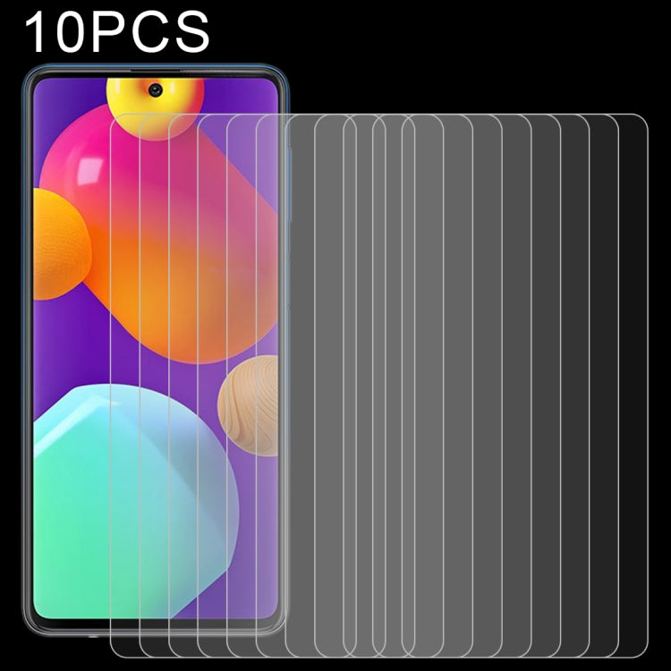 10 pellicole in vetro temperato da 0,26 mm 9H 2,5D, For Samsung Galaxy M62 (10 PCS), For Samsung Galaxy F62 (10 PCS)