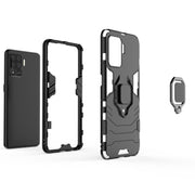 Custodia protettiva antiurto per PC + TPU con supporto per anello magnetico, For OPPO A94, For Xiaomi Redmi Note 10 4G, For Xiaomi Mi 10S