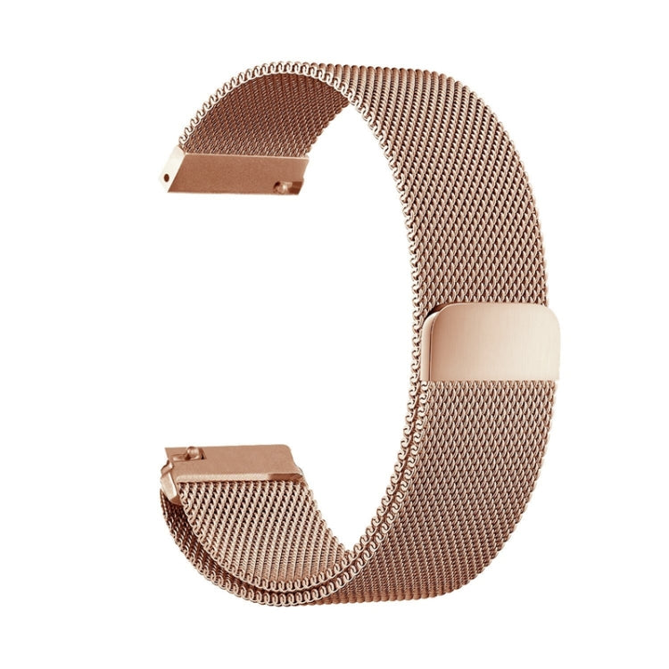 Cinturino di ricambio in acciaio inossidabile milanese da 22 mm per Huawei Watch GT2 Pro / Amazfit GTR 2