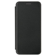 Struttura in fibra di carbonio Flip orizzontale magnetico Custodia in pelle TPU + PC + PU con slot per schede, For alcatel 1S (2021), For Huawei P50 Pro
