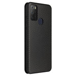 Struttura in fibra di carbonio Flip orizzontale magnetico Custodia in pelle TPU + PC + PU con slot per schede, For alcatel 1S (2021), For Huawei P50 Pro