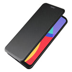 Struttura in fibra di carbonio Flip orizzontale magnetico Custodia in pelle TPU + PC + PU con slot per schede, For alcatel 1S (2021), For Huawei P50 Pro