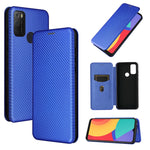 Struttura in fibra di carbonio Flip orizzontale magnetico Custodia in pelle TPU + PC + PU con slot per schede, For alcatel 1S (2021), For Huawei P50 Pro
