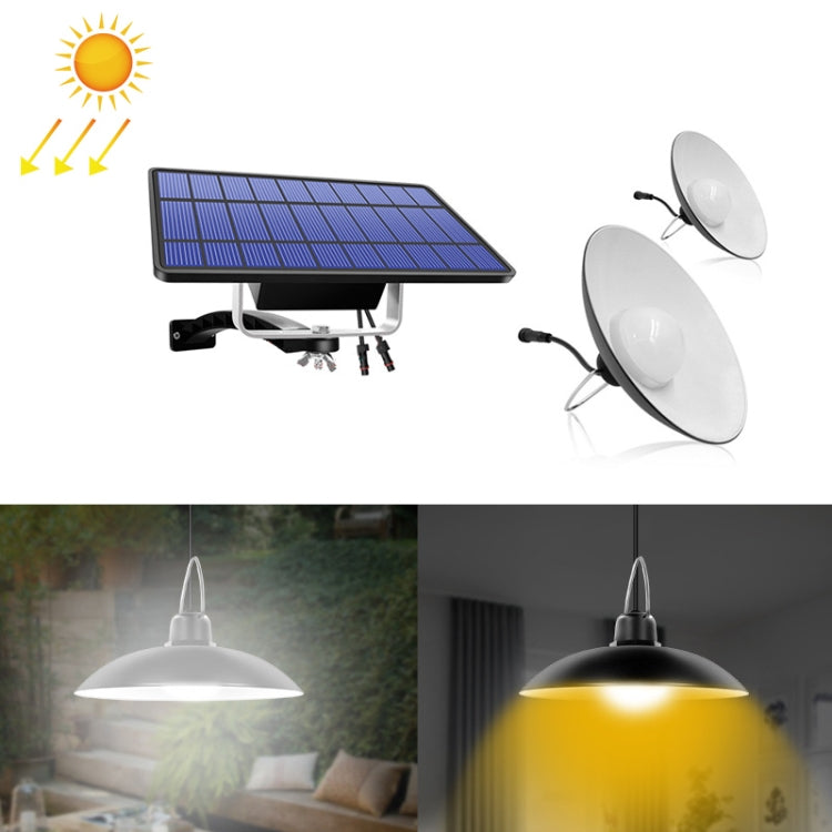 Lampadario solare retrò 32 LED per cortile 2 in 1
