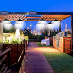 Lampadario solare retrò 32 LED per cortile 2 in 1