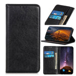 Custodia portafoglio in pelle con slot carte e supporto