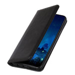 Custodia portafoglio in pelle con slot carte e supporto
