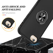Custodia protettiva magnetica antiurto PC + TPU con supporto per anello invisibile, For iPhone 6, For iPhone 6 Plus, For iPhone SE 2022 / SE 2020 / 8 / 7, For iPhone 8 Plus / 7 Plus
