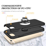 Custodia protettiva magnetica PC e TPU per iPhone SE 2022 e 8