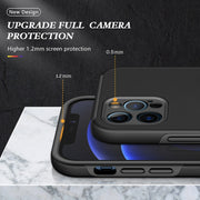 Custodia protettiva magnetica antiurto PC + TPU con supporto per anello invisibile, For iPhone 12 Pro, For iPhone 12 Pro Max