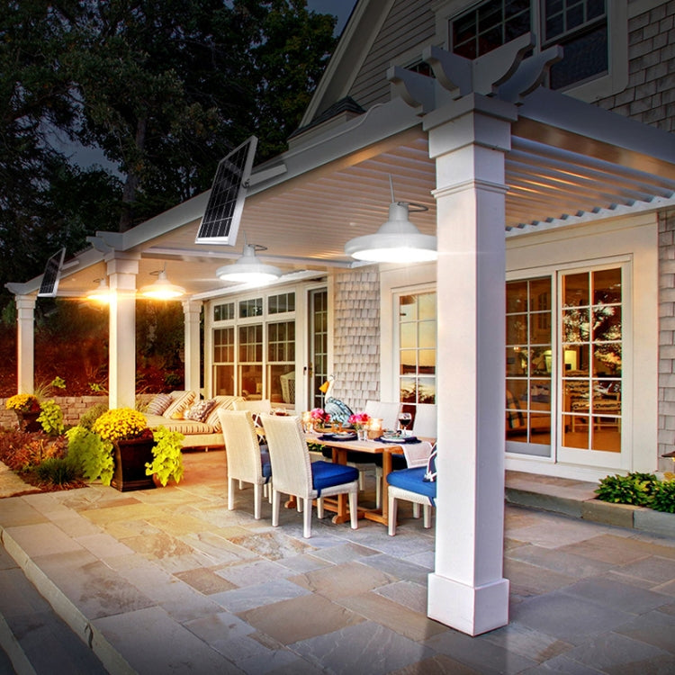 Lampada LED solare 56 LED per giardino e garage IP65