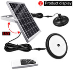 Lampada LED solare 56 LED per giardino e garage IP65
