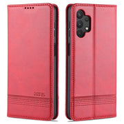 Per Samsung Galaxy A32 5G AZNS Custodia in pelle a vibrazione orizzontale con struttura in vitello magnetico con slot per schede e supporto e portafoglio, For Samsung Galaxy A32 5G