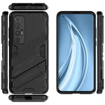 Punk Armor 2 in 1 PC + custodia antiurto in TPU con supporto invisibile, For Xiaomi Mi 10S, For OPPO Find X3
