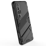 Punk Armor 2 in 1 PC + custodia antiurto in TPU con supporto invisibile, For Xiaomi Mi 10S, For OPPO Find X3