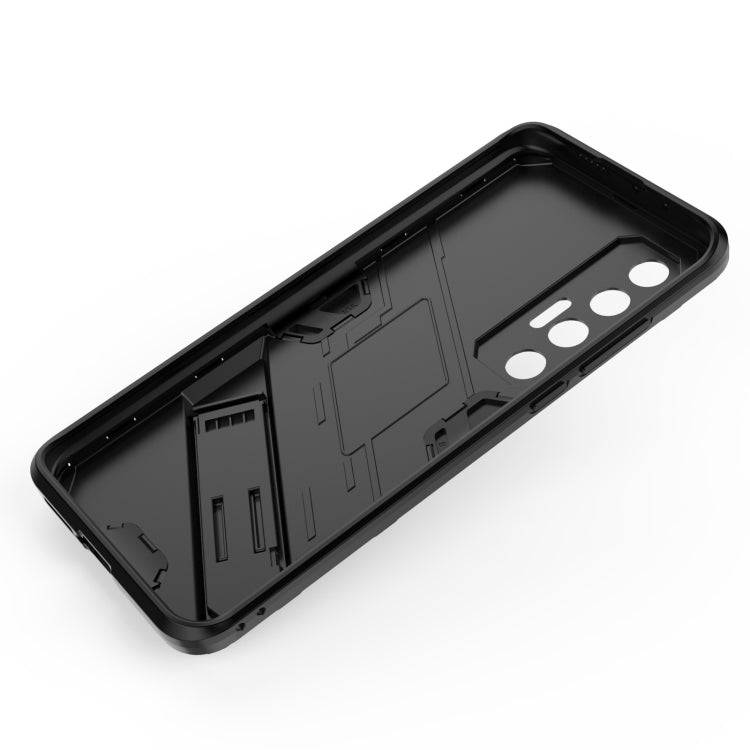 Punk Armor 2 in 1 PC + custodia antiurto in TPU con supporto invisibile, For Xiaomi Mi 10S, For OPPO Find X3