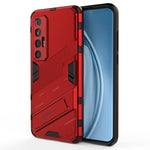 Punk Armor 2 in 1 PC + custodia antiurto in TPU con supporto invisibile, For Xiaomi Mi 10S, For OPPO Find X3