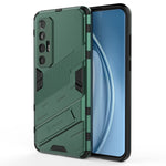 Punk Armor 2 in 1 PC + custodia antiurto in TPU con supporto invisibile, For Xiaomi Mi 10S, For OPPO Find X3
