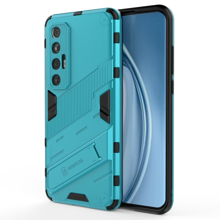 Punk Armor 2 in 1 PC + custodia antiurto in TPU con supporto invisibile, For Xiaomi Mi 10S, For OPPO Find X3