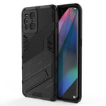 Punk Armor 2 in 1 PC + custodia antiurto in TPU con supporto invisibile, For Xiaomi Mi 10S, For OPPO Find X3