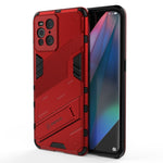Punk Armor 2 in 1 PC + custodia antiurto in TPU con supporto invisibile, For Xiaomi Mi 10S, For OPPO Find X3