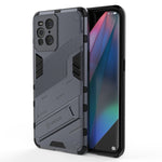 Punk Armor 2 in 1 PC + custodia antiurto in TPU con supporto invisibile, For Xiaomi Mi 10S, For OPPO Find X3
