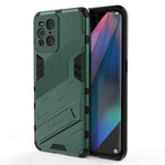 Punk Armor 2 in 1 PC + custodia antiurto in TPU con supporto invisibile, For Xiaomi Mi 10S, For OPPO Find X3