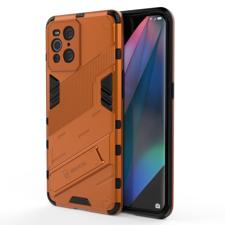 Punk Armor 2 in 1 PC + custodia antiurto in TPU con supporto invisibile, For Xiaomi Mi 10S, For OPPO Find X3