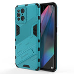 Punk Armor 2 in 1 PC + custodia antiurto in TPU con supporto invisibile, For Xiaomi Mi 10S, For OPPO Find X3