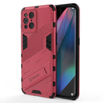 Punk Armor 2 in 1 PC + custodia antiurto in TPU con supporto invisibile, For Xiaomi Mi 10S, For OPPO Find X3