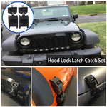 A5314 Kit serratura cofano auto per Jeep Wrangler JK Unlimited 2007-2017, A5314