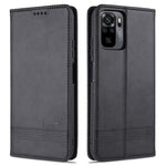 Custodia portafoglio in pelle con slot carte per Redmi Note 10