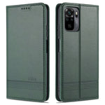 Custodia portafoglio in pelle con slot carte per Redmi Note 10