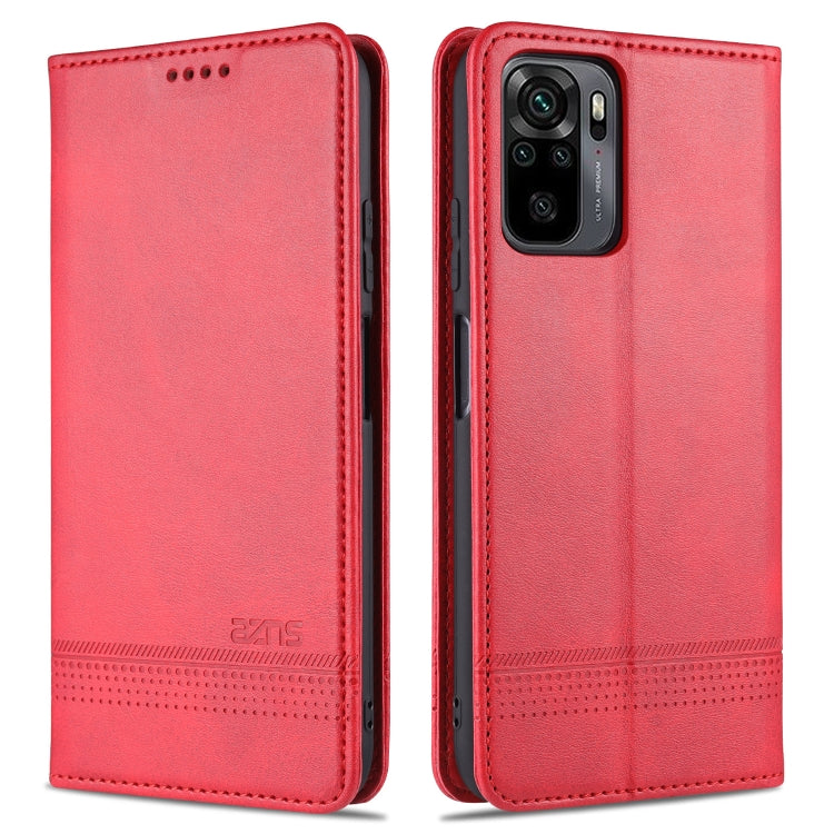 Custodia portafoglio in pelle con slot carte per Redmi Note 10