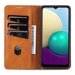 Custodia portafoglio in pelle per Samsung Galaxy A02