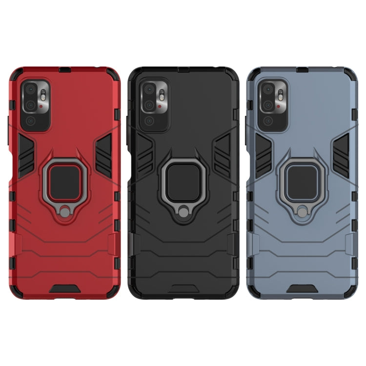 Custodia TPU antiurto con anello per Xiaomi Redmi Note 10 5G